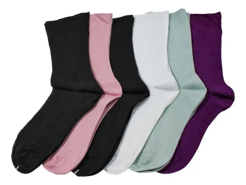 🧦 Calcetines Largos Diabéticos Sin Costura